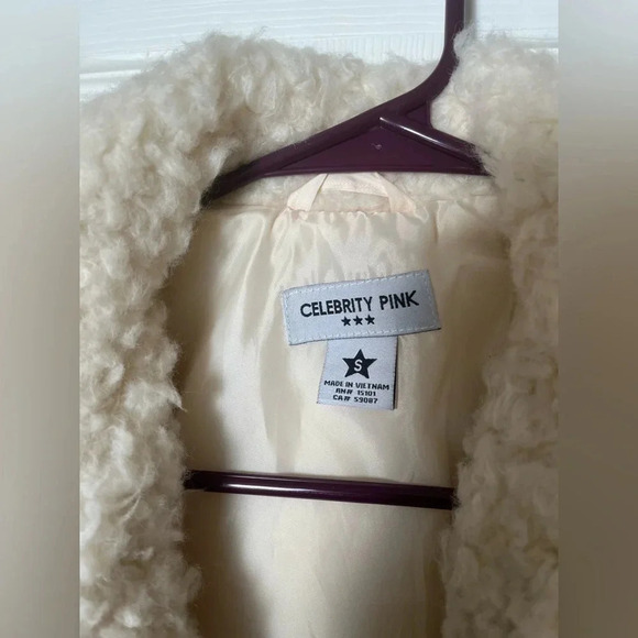 Fleece dress coat celebrity pink nwt - Picture 3 of 5